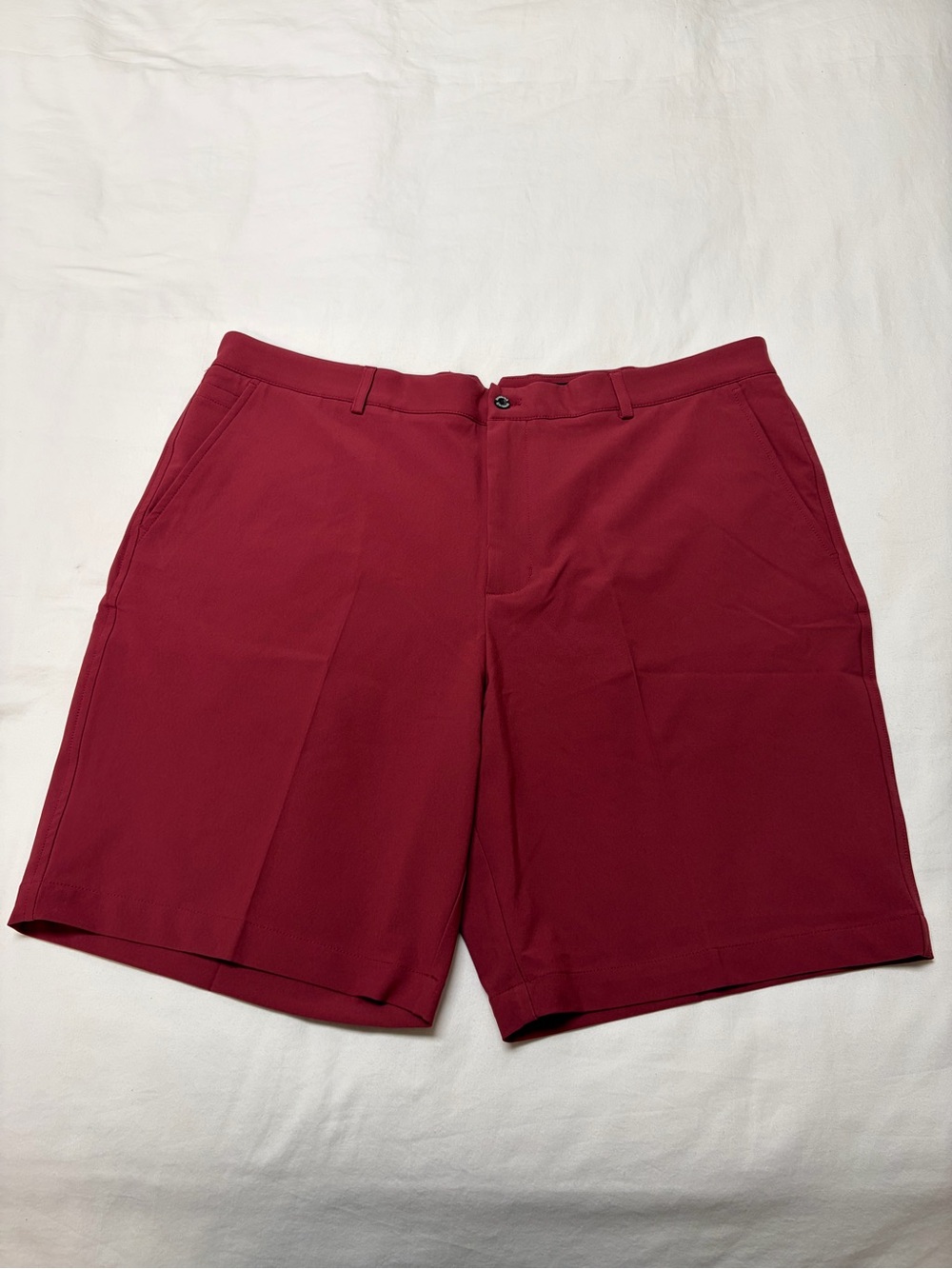 Dunning Men's Performance Shorts in Burgundy